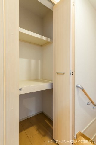 収納　ちょっとした収納スペースも充実しています
