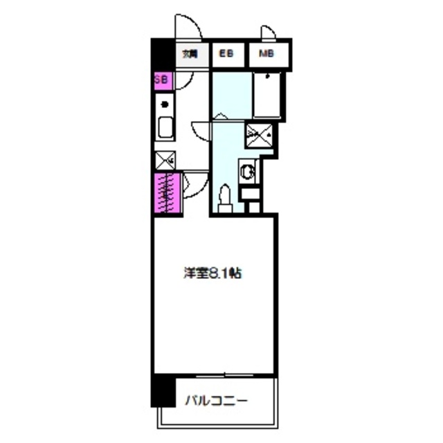 グラマシー京橋の間取り写真