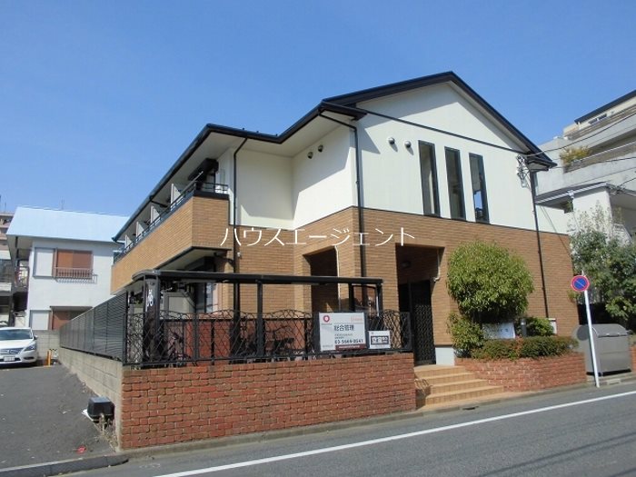 建物外観　ツートーンのおしゃれな外観