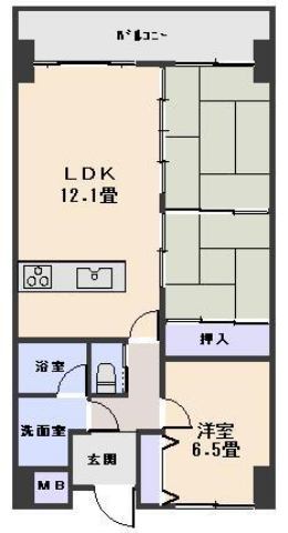いよてつロフティ郡中の間取り写真