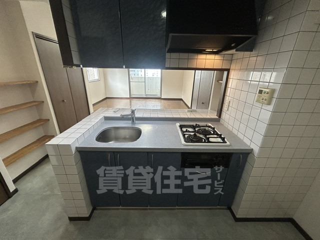 地下鉄長堀鶴見緑地線 松屋町駅 徒歩6分 10階建 築25年のキッチン写真