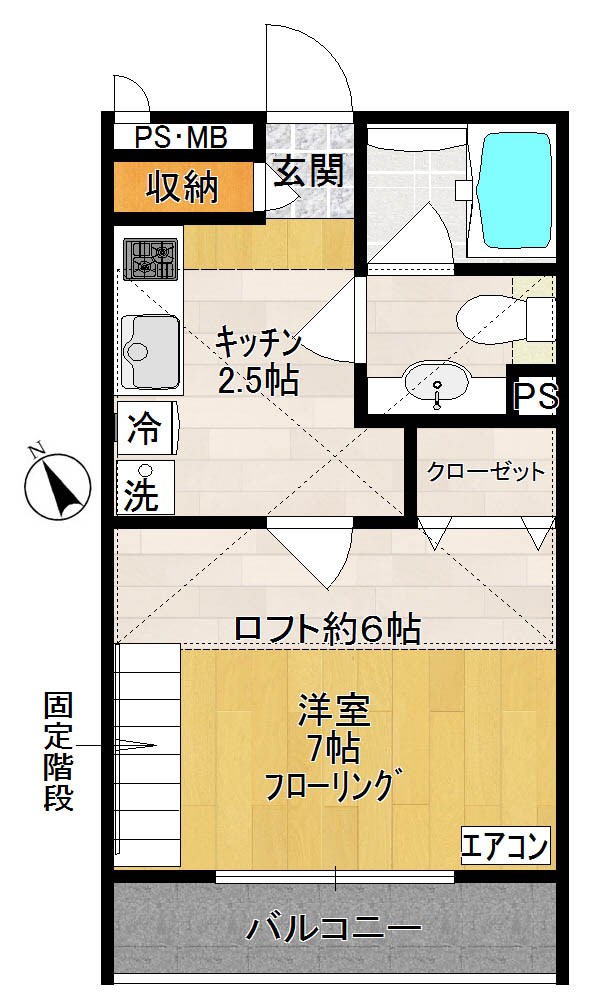 マークシティの間取り写真