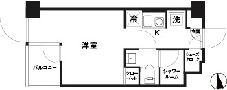ＪＲ総武線 三鷹駅 徒歩13分 9階建 築54年の間取り写真