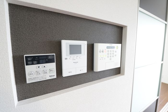 セキュリティ　モニタ付インターホンです。