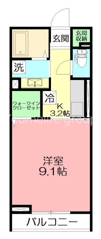 ルミエール本厚木の間取り写真