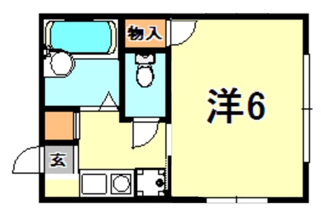 峰住吉ハイツの間取り写真