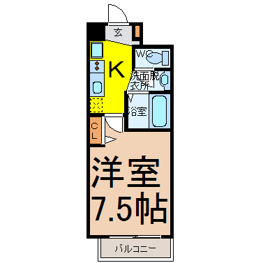 地下鉄東山線 本郷駅 徒歩9分 8階建 築21年の間取り写真