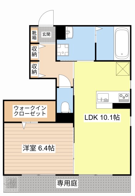 ＪＲ東海道本線 南草津駅 徒歩30分 2階建 築3年の間取り写真