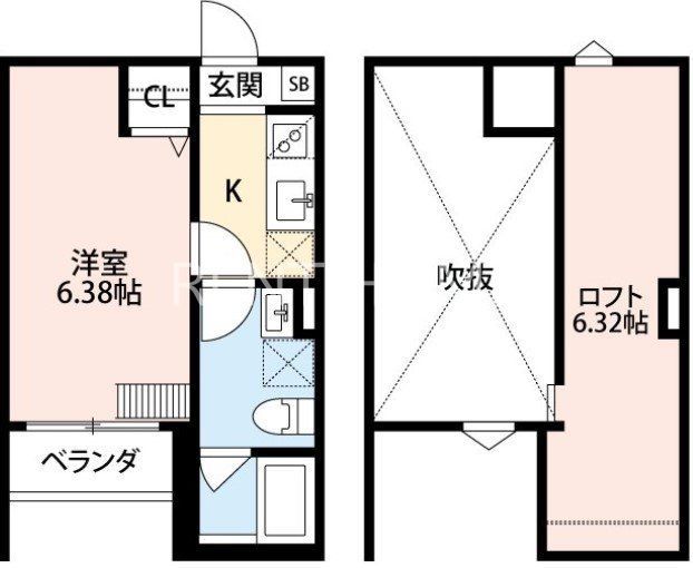 ＪＲおおさか東線 ＪＲ長瀬駅 徒歩6分 2階建 築10年の間取り写真