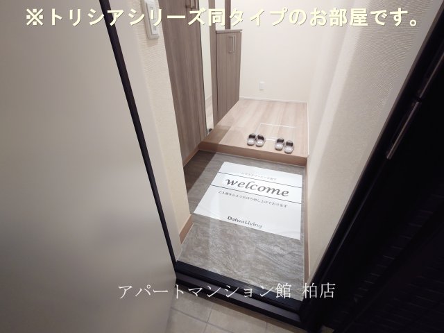 玄関　同施工会社、同型タイプです／※現況優先