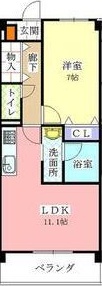ホワイト ドエル 道徳の間取り写真
