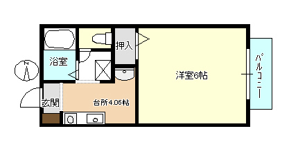 コーポ橋本の間取り