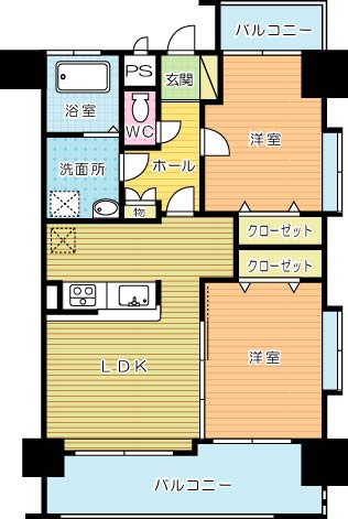 Ｊースクエアの間取り