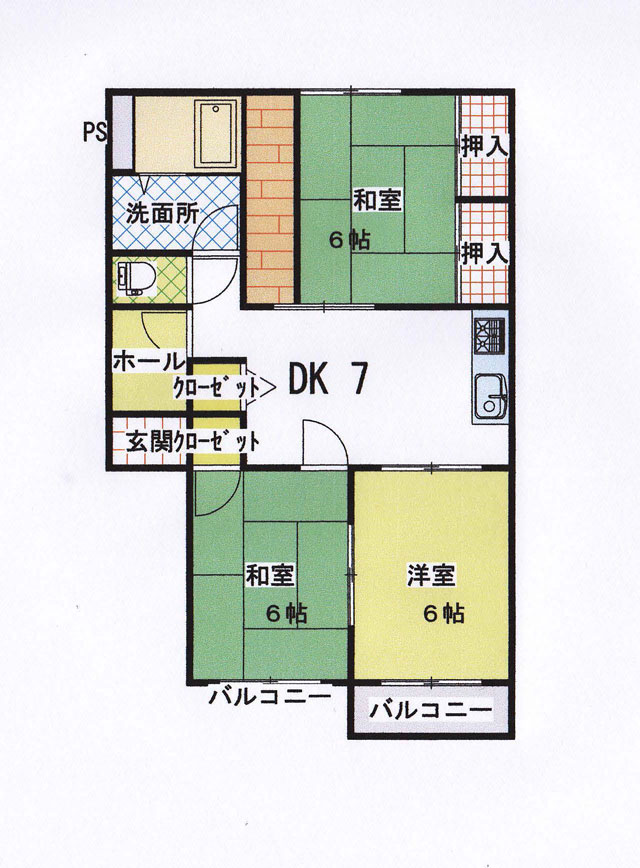 ハウスプラドールＢ_間取り_0