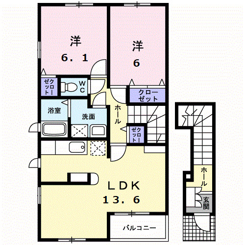 プラシードの間取り