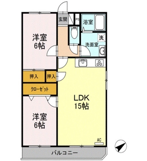 ウエルス富任の間取り