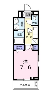 シャルモン　深野westの間取り