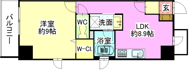 シャルールの間取り