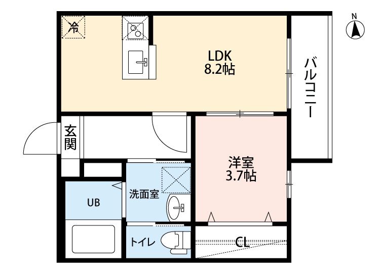 オリエンタル篠の風の間取り