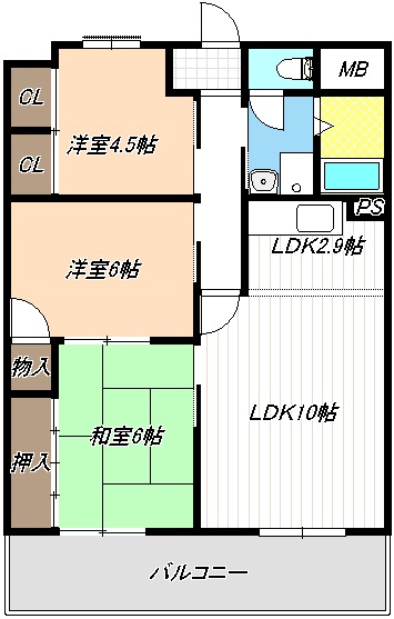 【セブンスズキIIIの間取り】