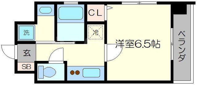 京都市下京区西七条北月読町のマンションの間取り