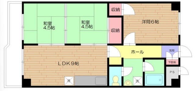 江古田パークマンションの間取り