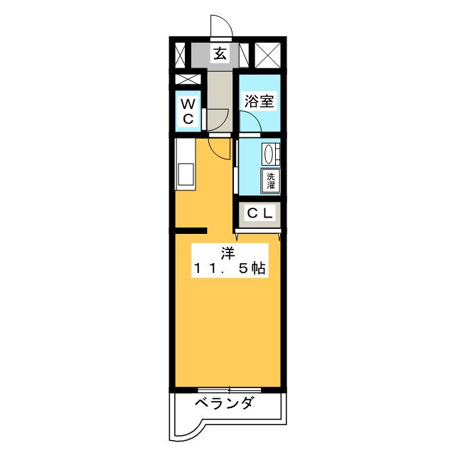 シャンベール浅井の間取り