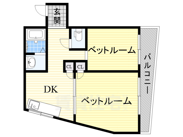 ラガールあびこの間取り