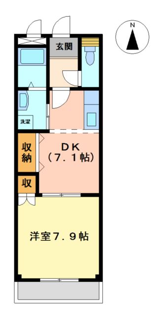 ピュアロワイヤルの間取り