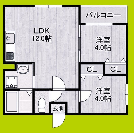 EST高見ノ里の間取り