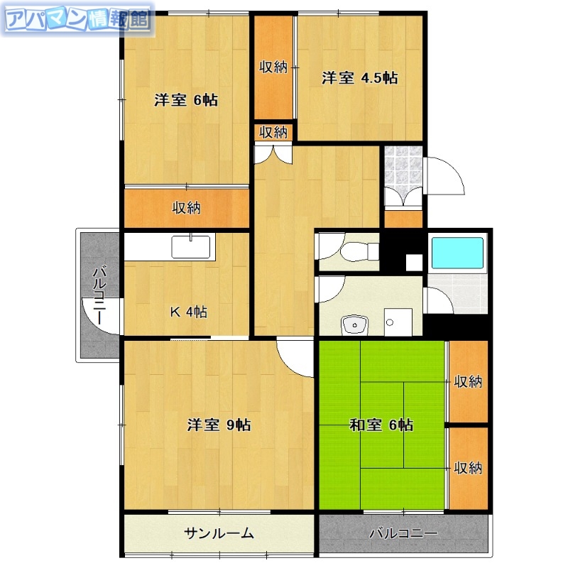 マンション小針西の間取り