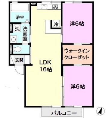 ガーデンコート車の間取り