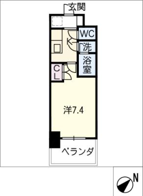 グランハイム山手通の間取り