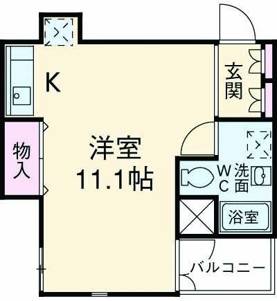 柏市末広町のマンションの間取り