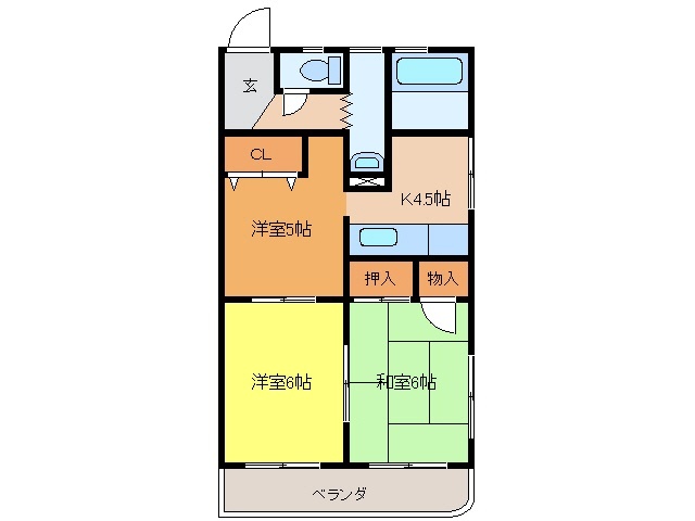 ルミエール神村の間取り