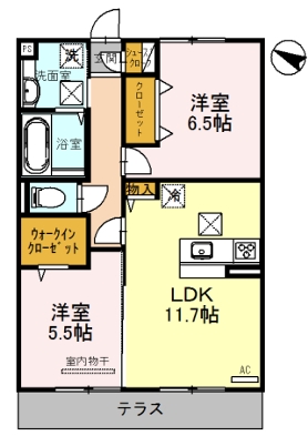 North Coastの間取り