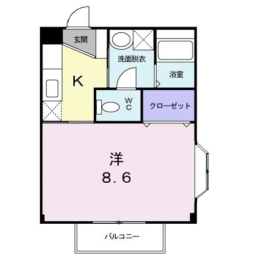 サンセ－ル大小路の間取り