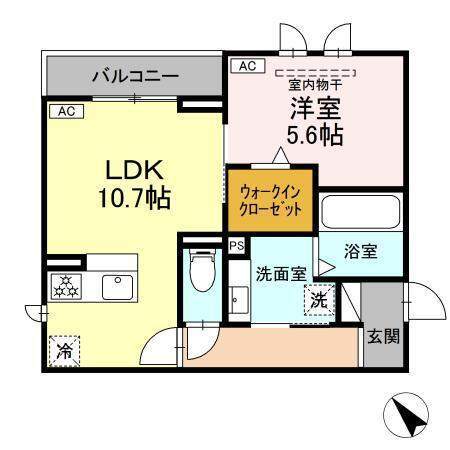 仮）Ｄ－ＲＯＯＭ各務原市鵜沼東町ＰＪの間取り