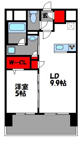 ブランシエスタ千早ＲＪＲの間取り