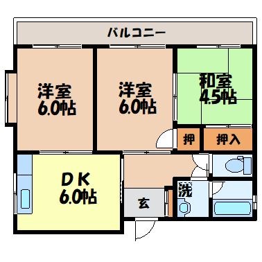 シルバンブリーズの間取り