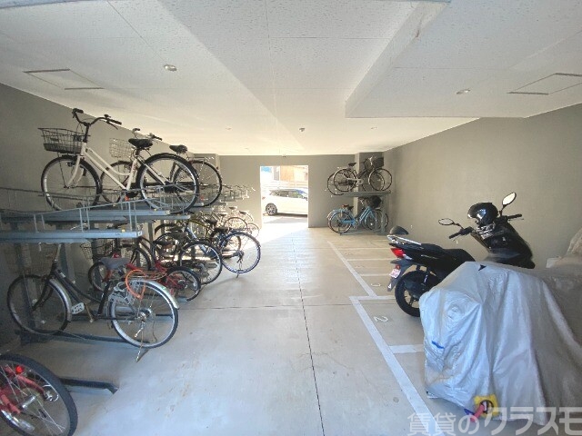 駐車場　原付だって置けちゃいます。