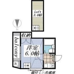 さくらハイツ六番町の間取り