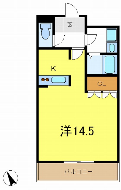 加東市藤田のアパートの間取り