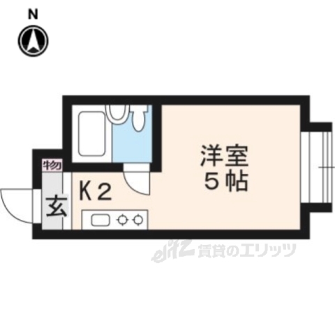 嘉門ハイツの間取り