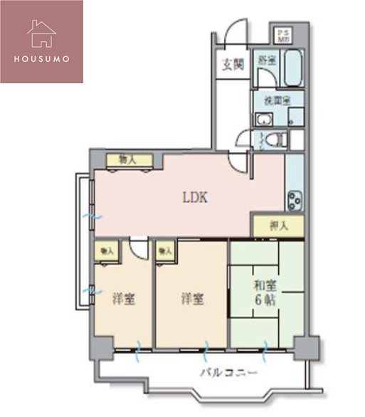 シェモア平野の間取り