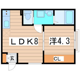 【ラフィーノ河原町の間取り】