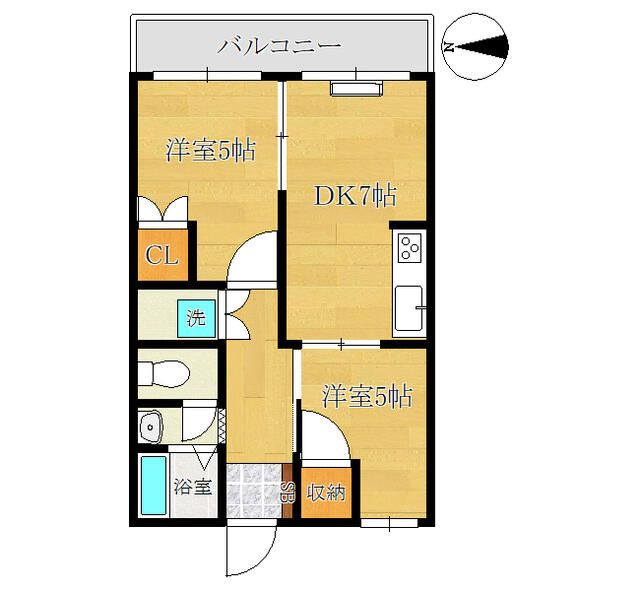 パールマンション東十条の間取り