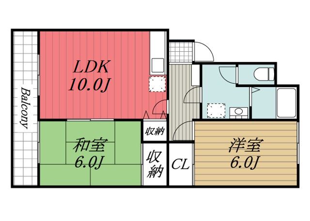 市原市北国分寺台のマンションの間取り