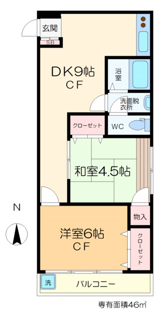 サニーコーポKの間取り