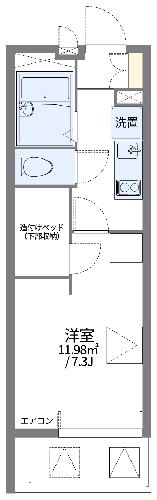 レオパレス宮原の間取り